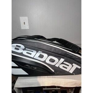 BABOLAT PURE TENNIS RACQUET BAG Grey Holds 9 Rackets RHX9 751134 New Without Tag